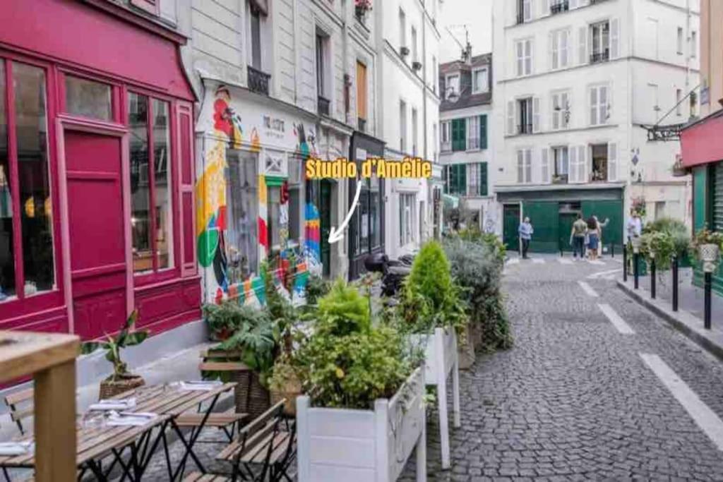 Amelie Poulain Studio In Heart Of Montmartre Paris Exterior photo
